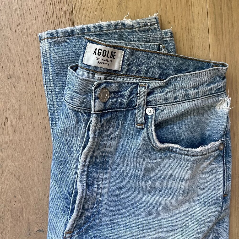 AGOLDE Riley High Rise Straight Crop - Picture 6 of 11